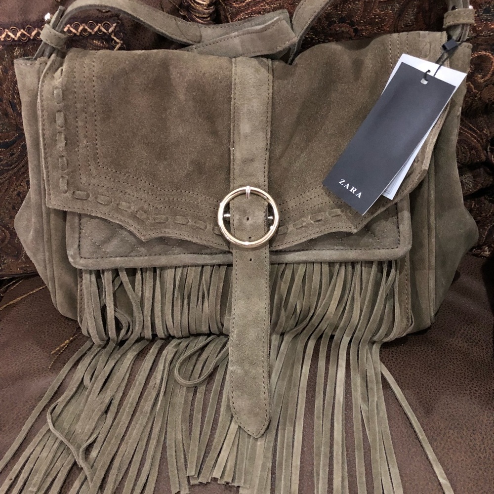 Zara fringe bag